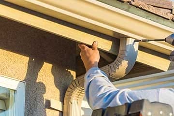 installing gutter downspout
